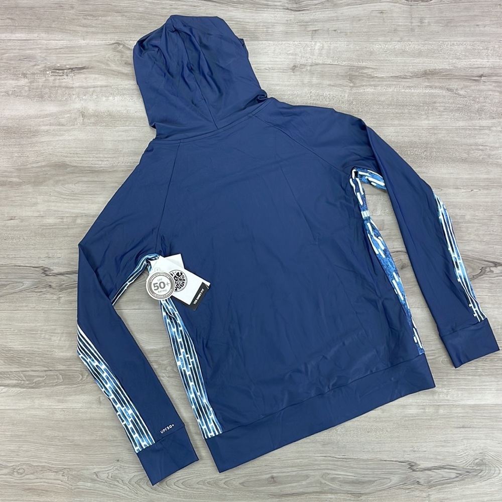 ☀️RIP CURL☀️ WOMENS LONG SLEEVE ZIP SURF HOOD RASH GUARD - Picture 9 of 10